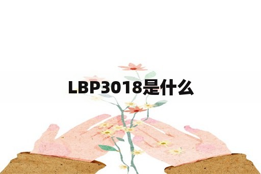 LBP3018是什么