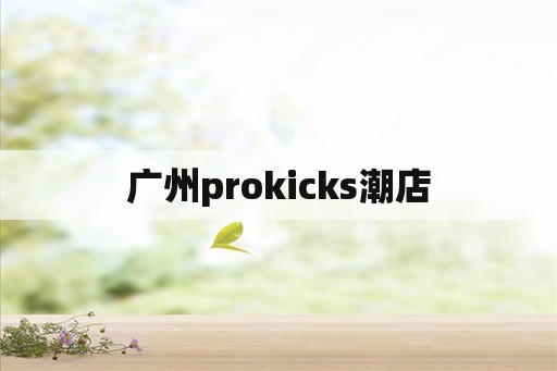 广州prokicks潮店